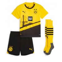 Koszulka piłkarska Borussia Dortmund Emre Can #23 Strój Domowy dla dzieci 2023-24 tanio Krótki Rękaw (+ Krótkie spodenki)